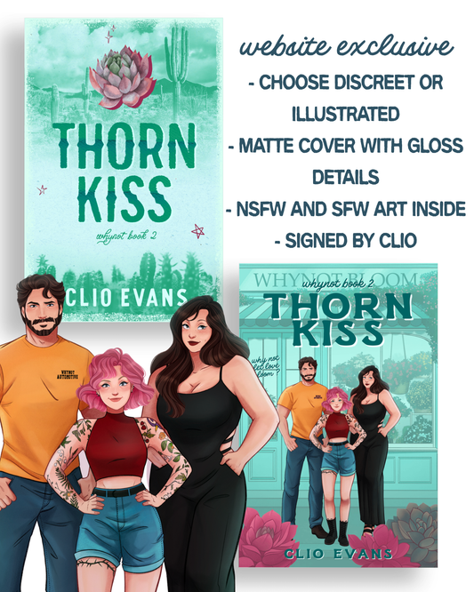 Thorn Kiss Deluxe Paperback- Signed with NSFW and SFW Art Inside