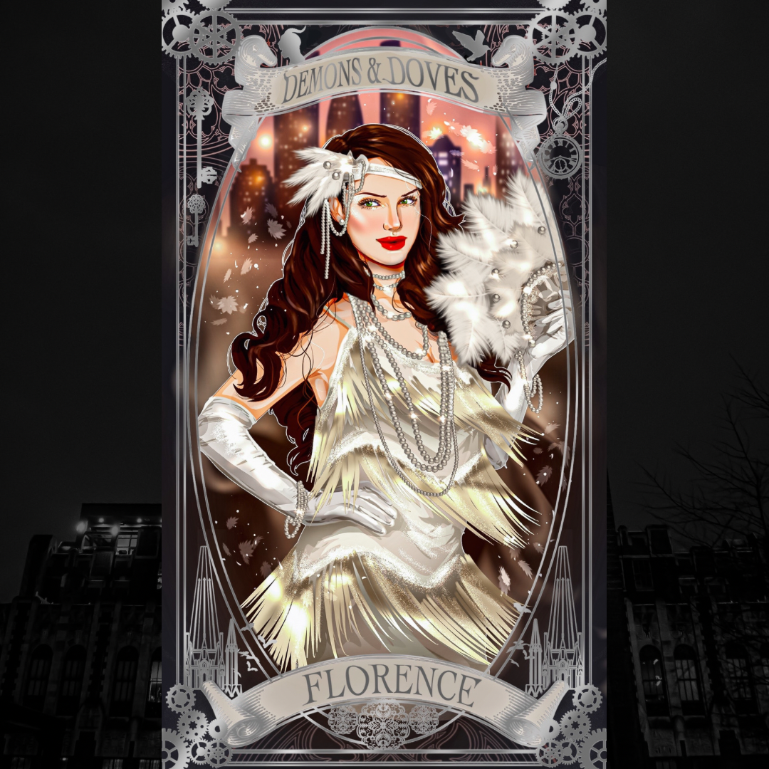 Demons & Doves Silver Foil Character Set