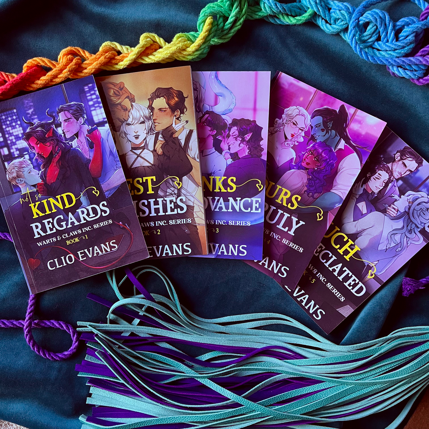 Warts & Claws Series- Signed Paperback + Sticker