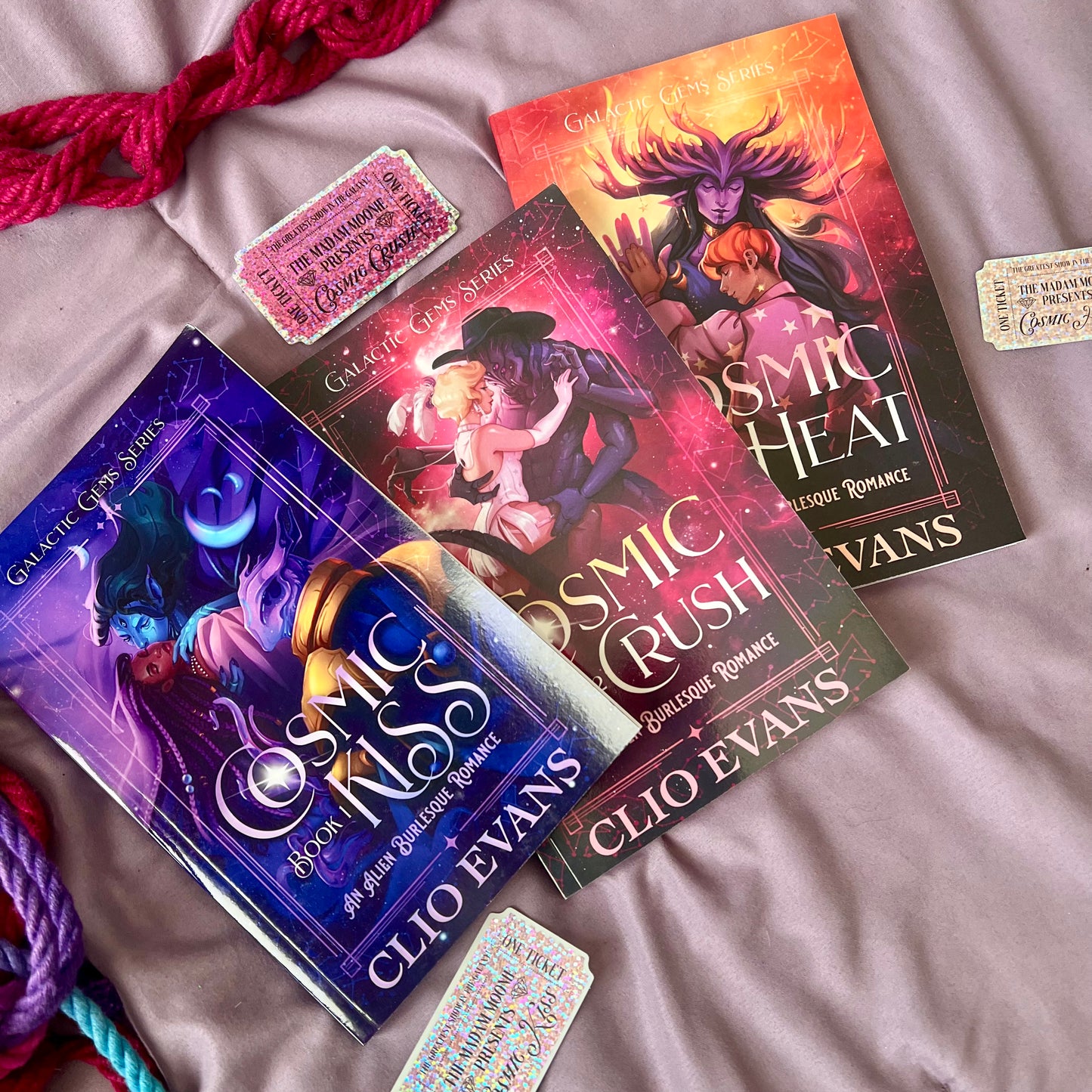 (Closing 6/20) Galactic Gems- Books 1-3 Signed Paperback + Prints Bundle