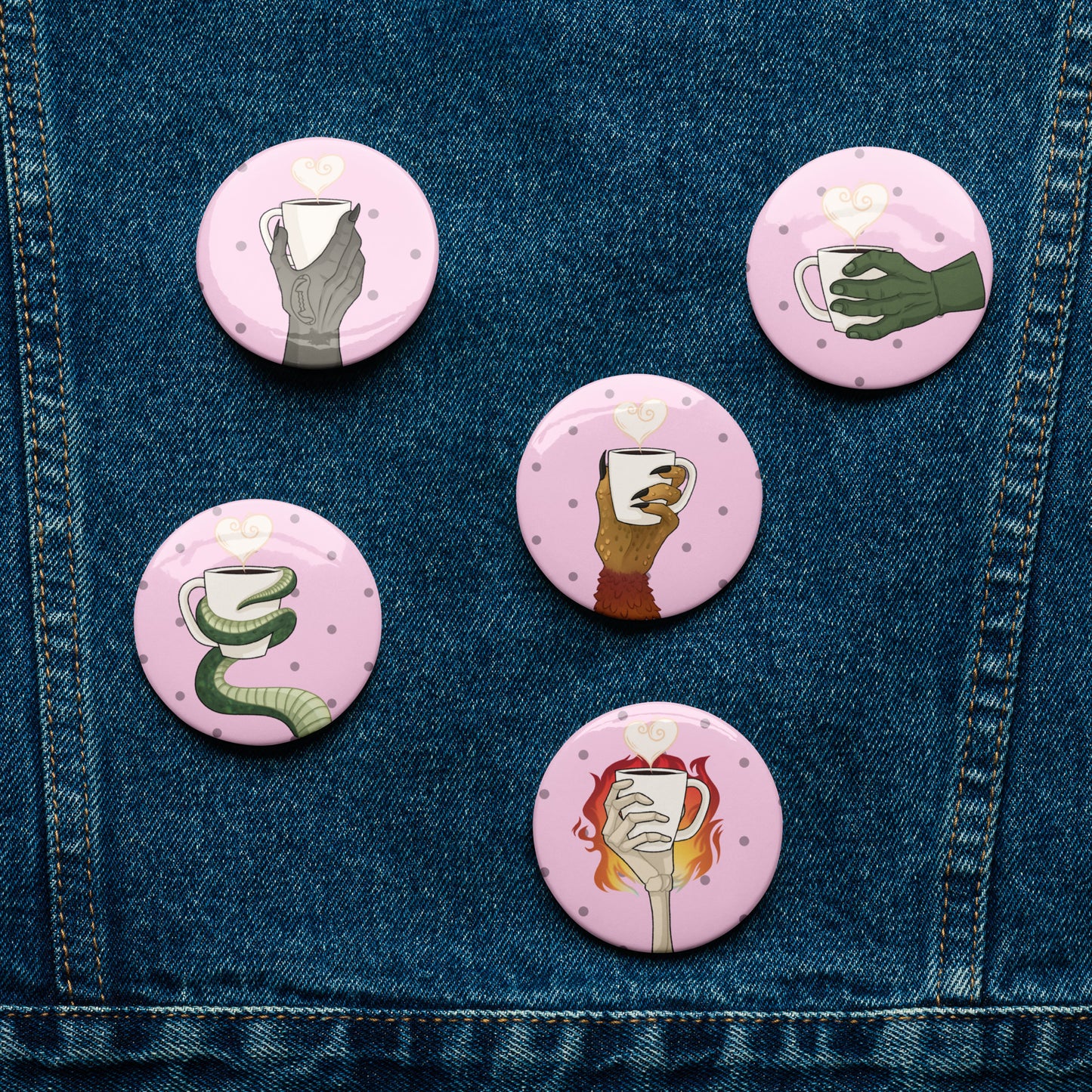 Creature Cafe Pins (6-10)