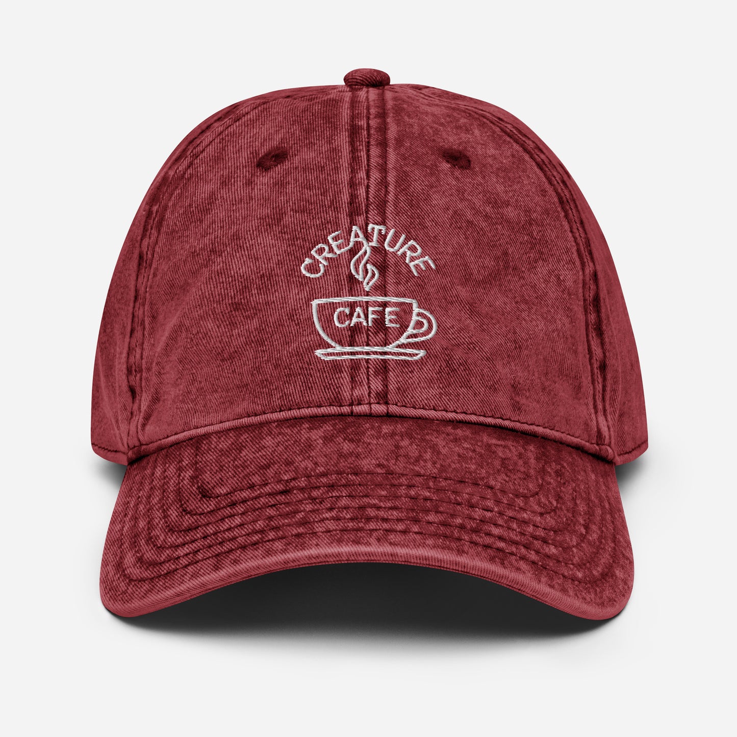 Creature Cafe Vintage Cotton Twill Cap