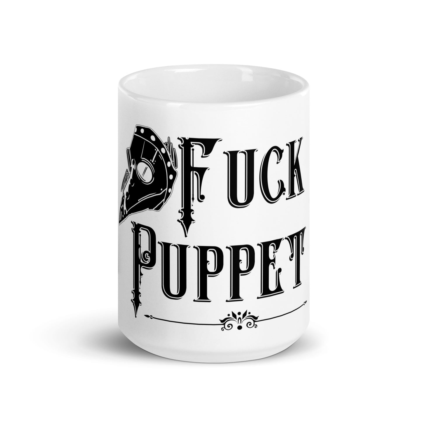 Fuck Puppet Glossy Mug