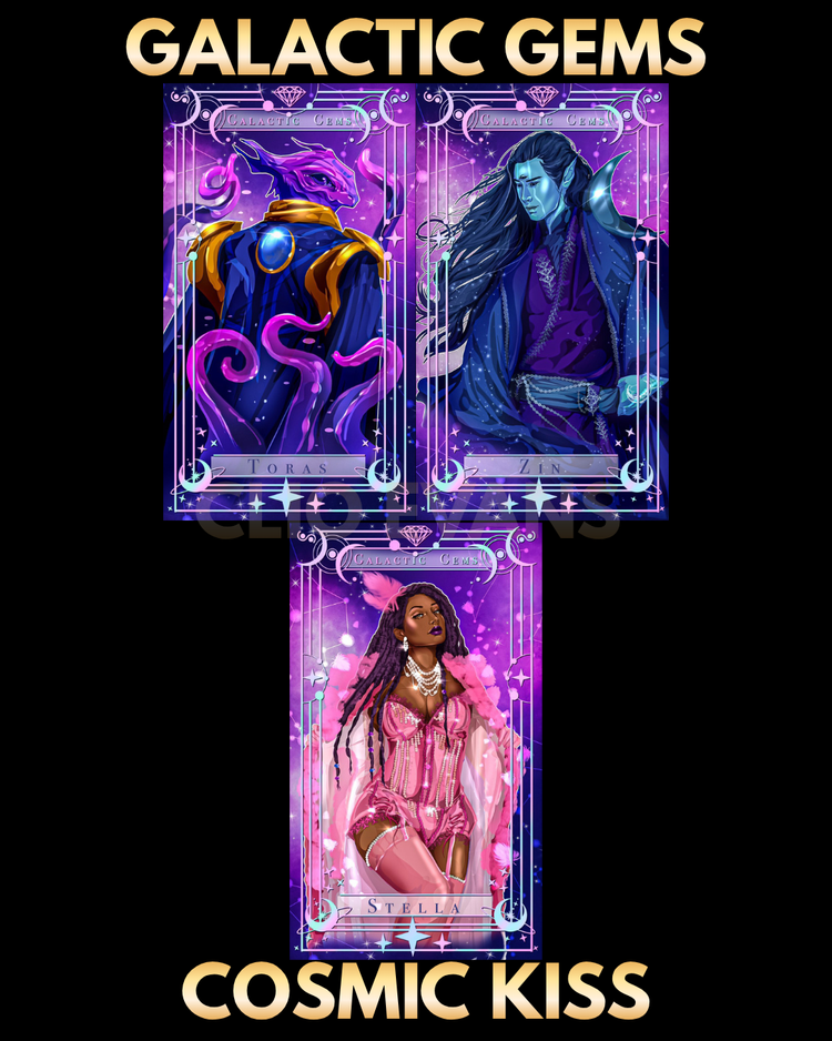 Foil Character Card Packs (art by @jemlic_c)