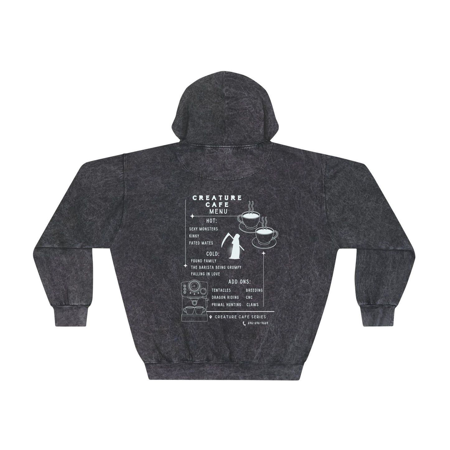 Creature Cafe Menu Hoodie