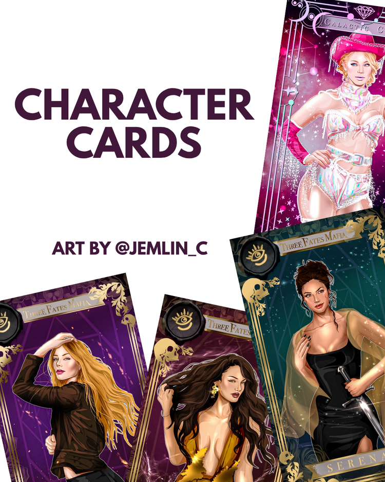 Foil Character Card Packs (art by @jemlic_c)