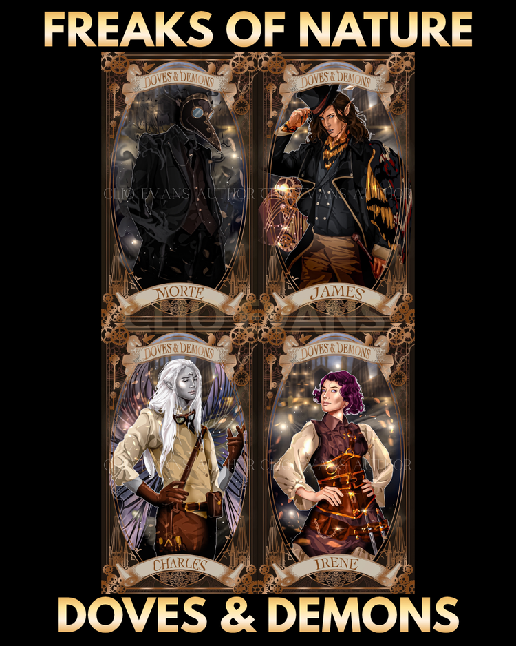 Foil Character Card Packs (art by @jemlic_c)