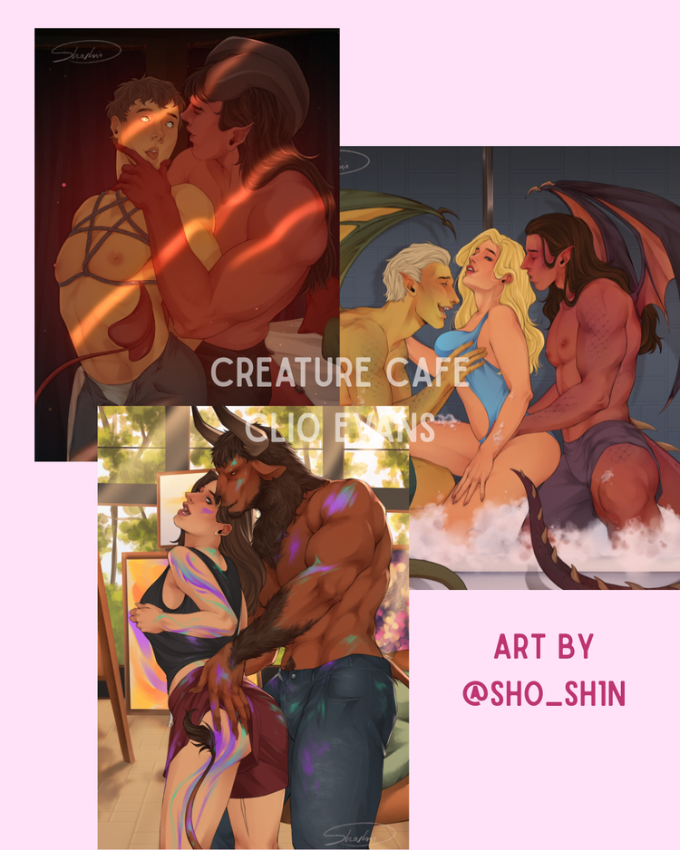 Creature Cafe Volumes 1 & 2 PREORDER (New art inside + foil edges + NSFW Vellum Overlays)
