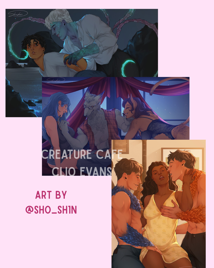 Creature Cafe Volumes 1 & 2 PREORDER (New art inside + foil edges + NSFW Vellum Overlays)