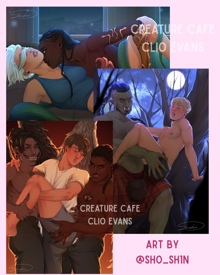 Creature Cafe Volumes 1 & 2 PREORDER (New art inside + foil edges + NSFW Vellum Overlays)