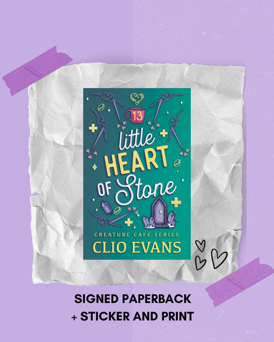 Little Heart of Stone- Signed Paperback + Sticker and Art