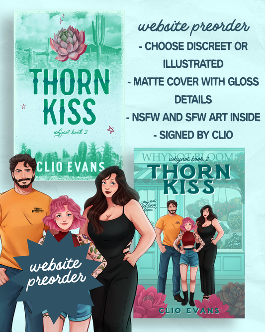 Thorn Kiss Deluxe Paperback- Signed with NSFW and SFW Art Inside