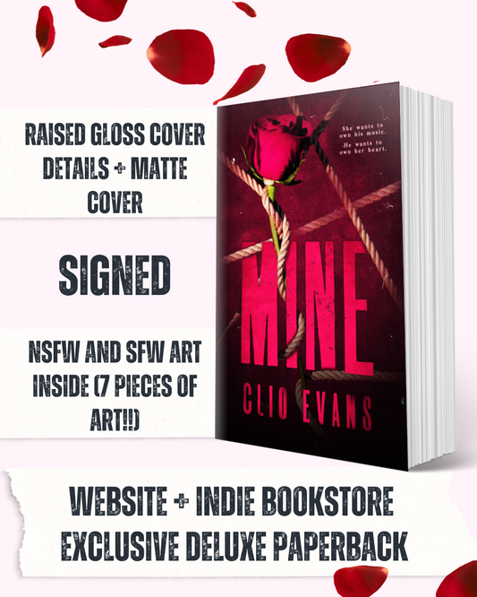 (A Preorder) MINE Deluxe Paperback- Signed with NSFW and SFW Art