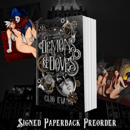 Demons & Doves Signed Paperback with Art Prints Preorder