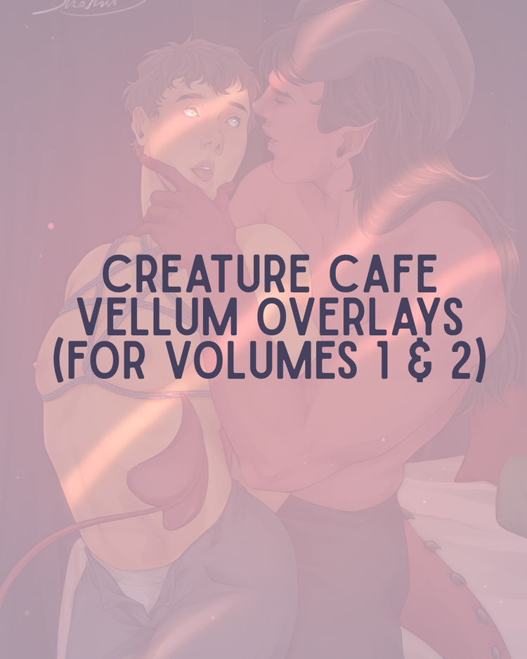 Creature Cafe NSFW Vellum Overlays- For Volumes 1 & 2