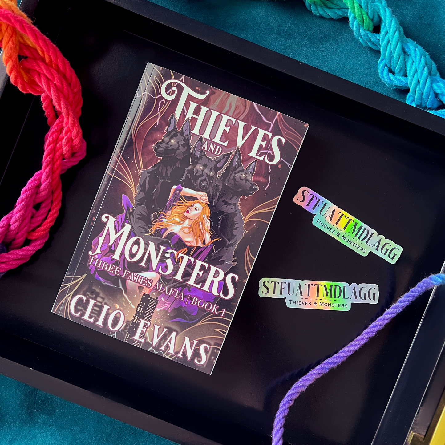 Thieves & Monsters- Signed Paperback + Sticker