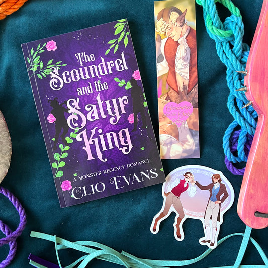 Scoundrel and the Satyr King- Signed Paperback + Sticker
