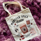 Monster Spice Latte + Read Queer All Year Tote Bag