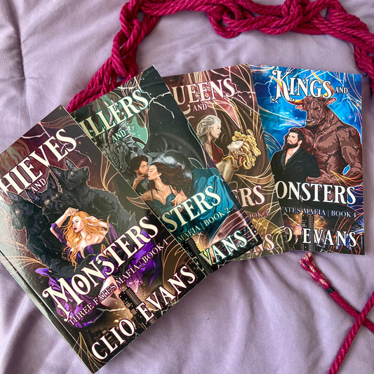 (Closing 6/20) Three Fates Mafia- Books 1-4 Signed Paperback Bundle