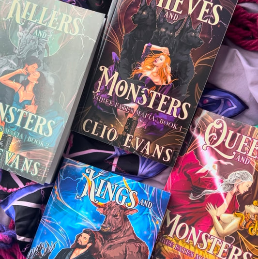 (Closing 6/20) Three Fates Mafia- Books 1-4 Signed Paperback Bundle