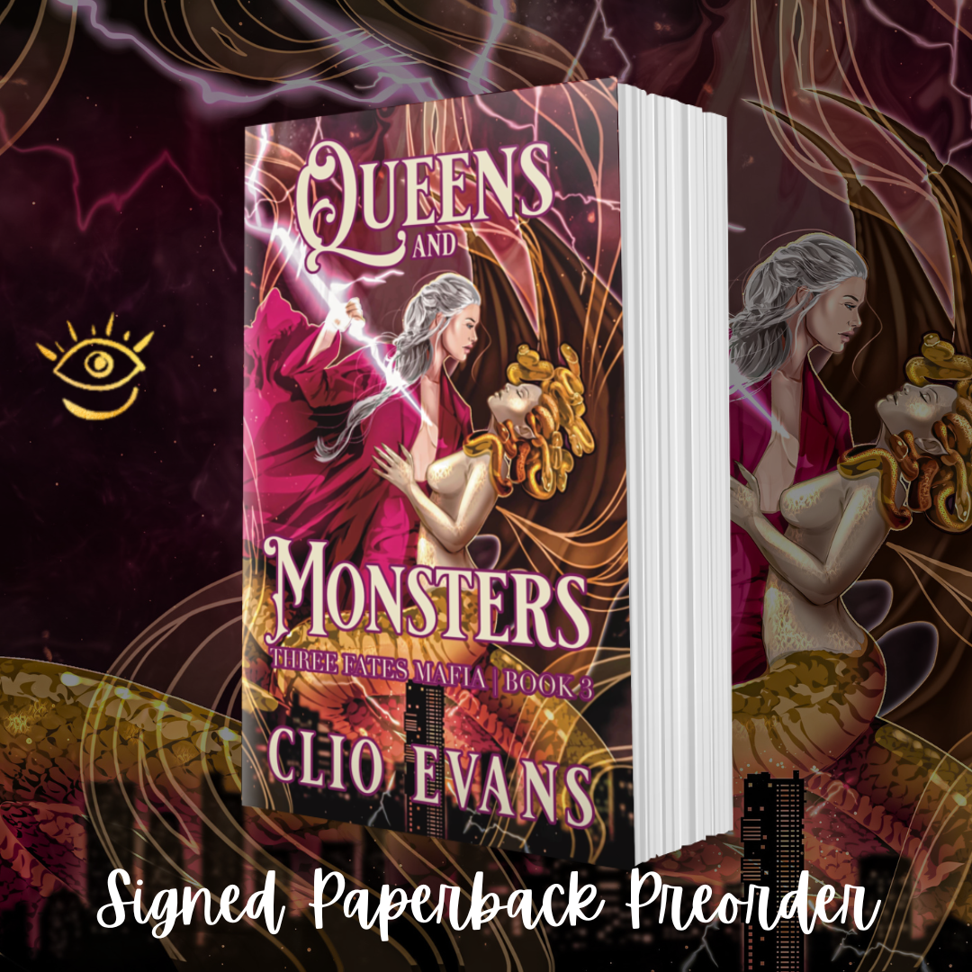 (Preorder) Queens & Monsters- Signed Paperback + Sticker