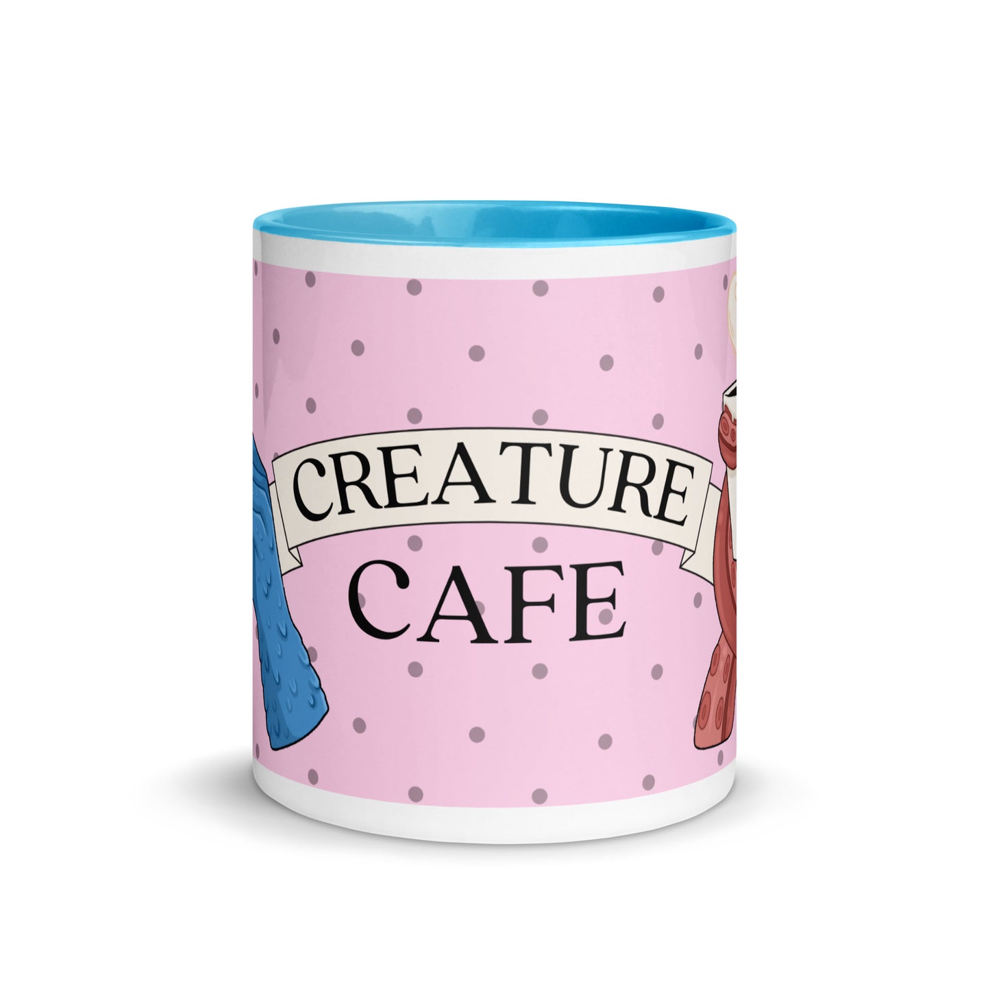 Creature Cafe Mug (Dragon + Tentacles)