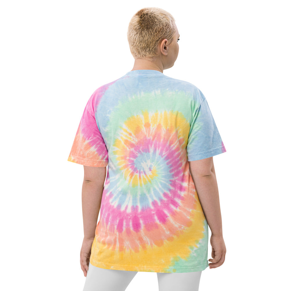 (Summer Collection) Creature Cafe Oversized Tie Dye T