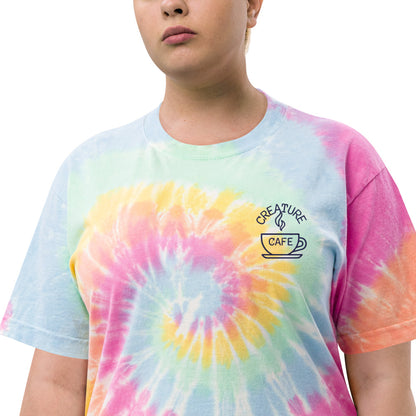 (Summer Collection) Creature Cafe Oversized Tie Dye T