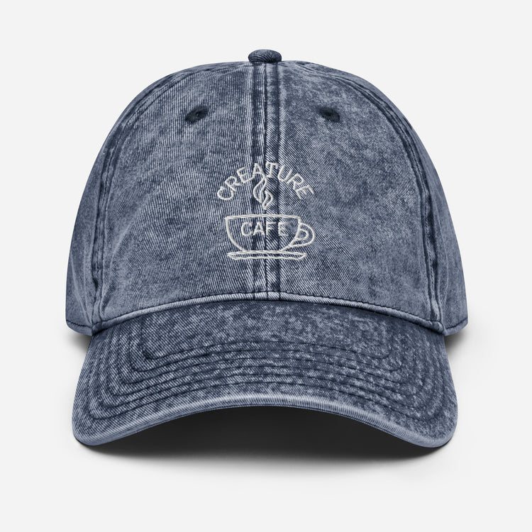 Creature Cafe Vintage Cotton Twill Cap